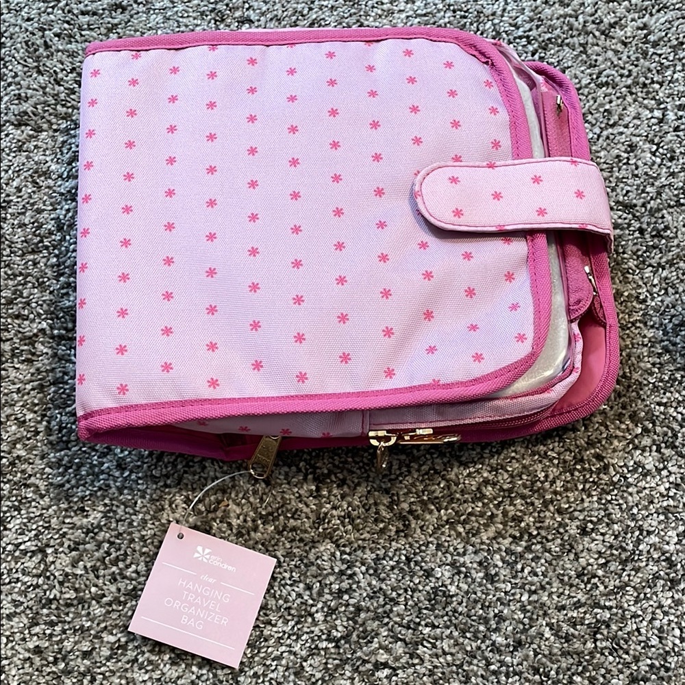 Erin Condren Clear Hanging Travel Organizer Bag